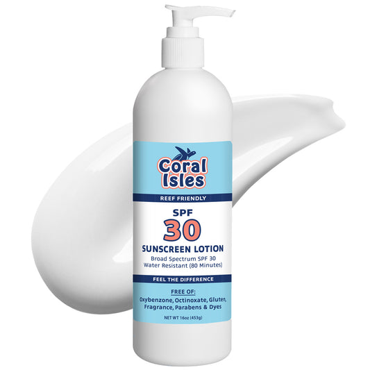 16-oz Coral Isles SPF 30 Sunscreen Lotion with Pump