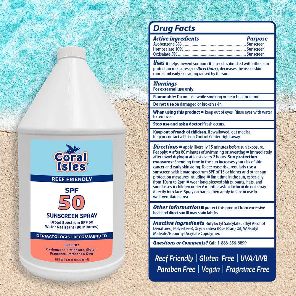 CI Gallon SPF 50 SPRAY Sunscreen Refill