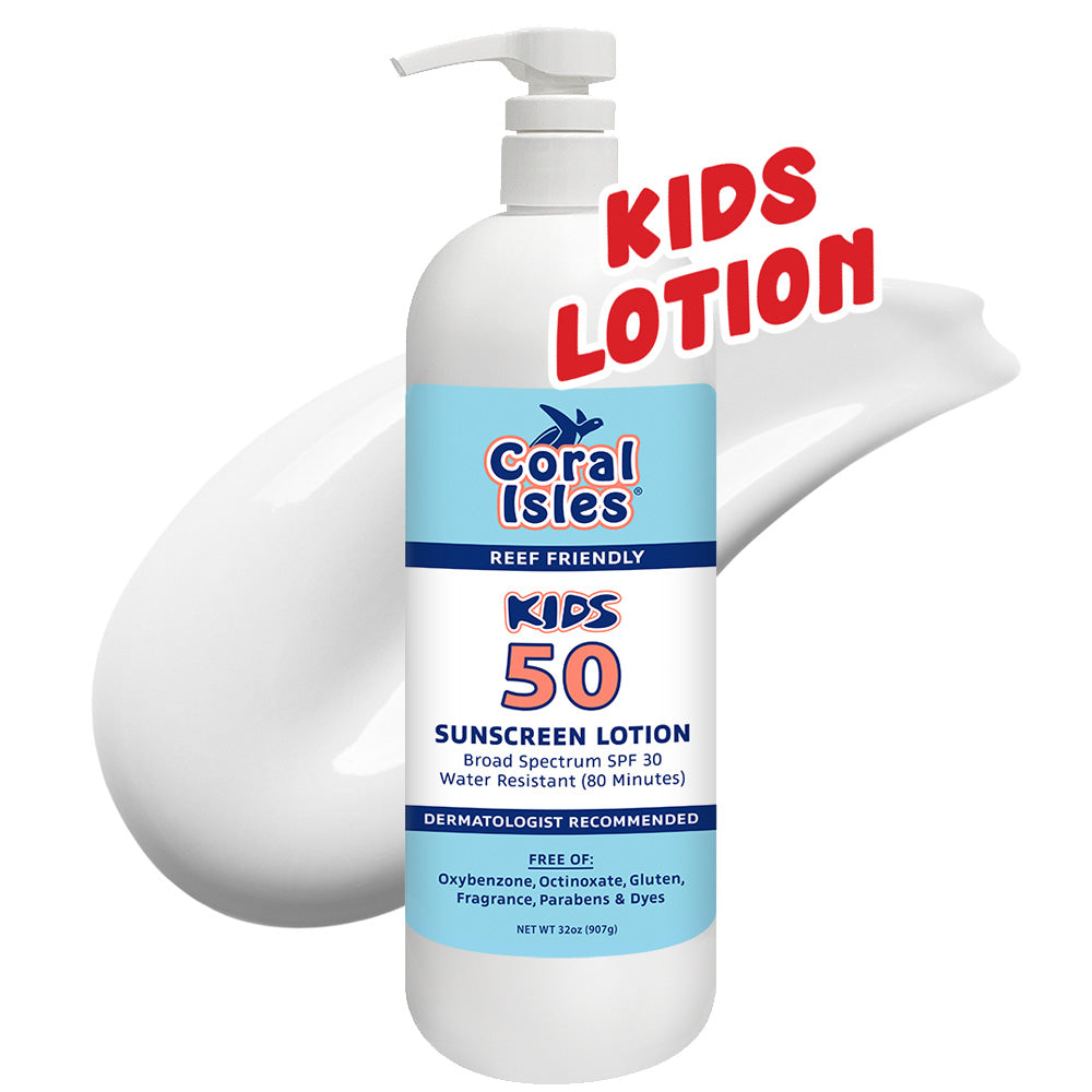 KIDS Bulk Quart SPF 50 Sunscreen Lotion with Pump