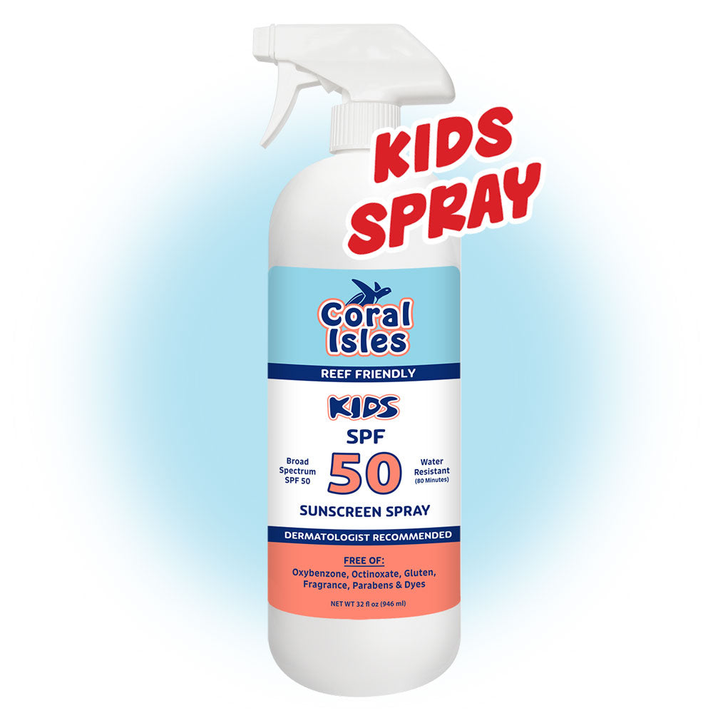 KIDS Quart SPF 50 Bulk Refillable Liquid Spray Sunscreen Mist