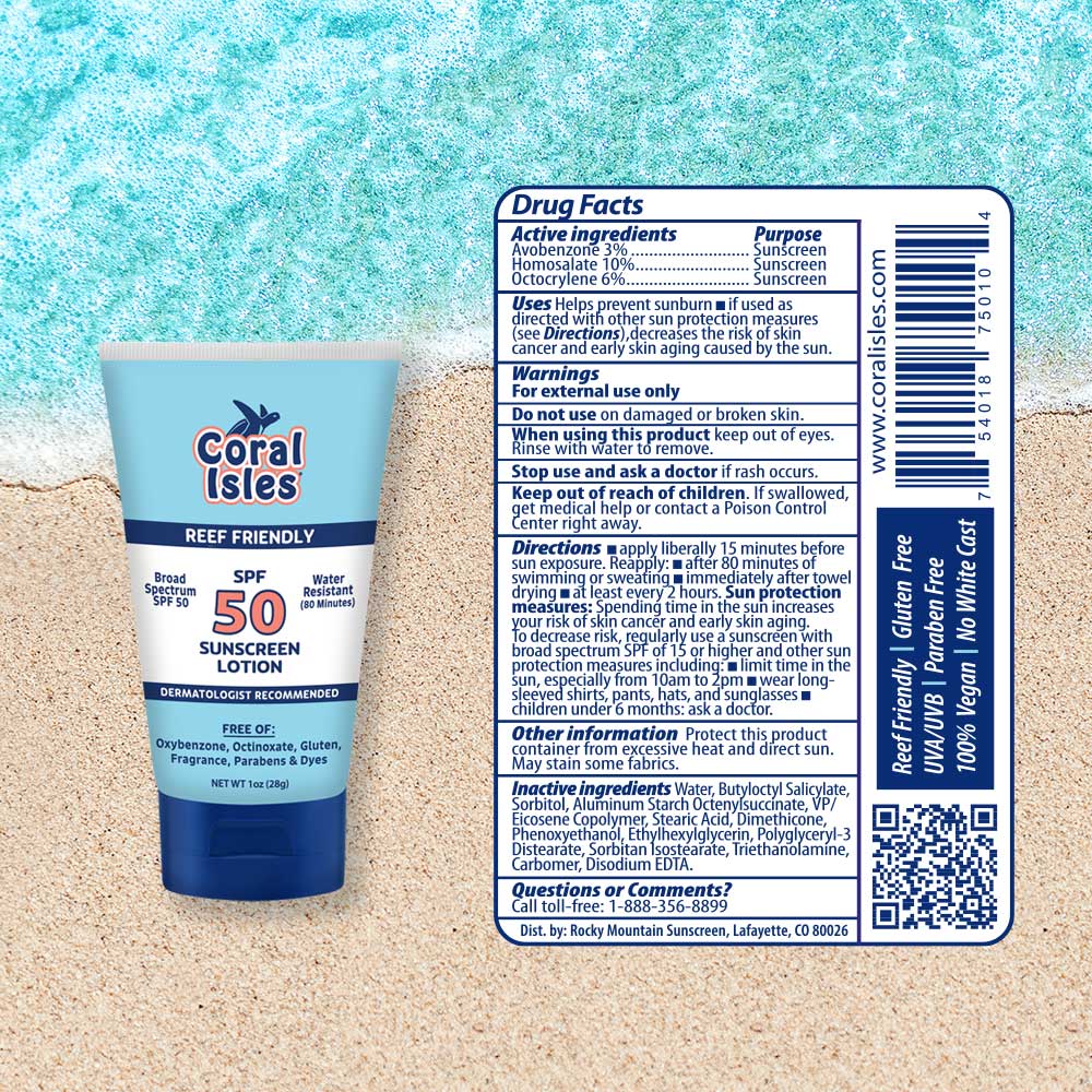 Coral Isles 1-oz SPF 50 Sunscreen Lotion