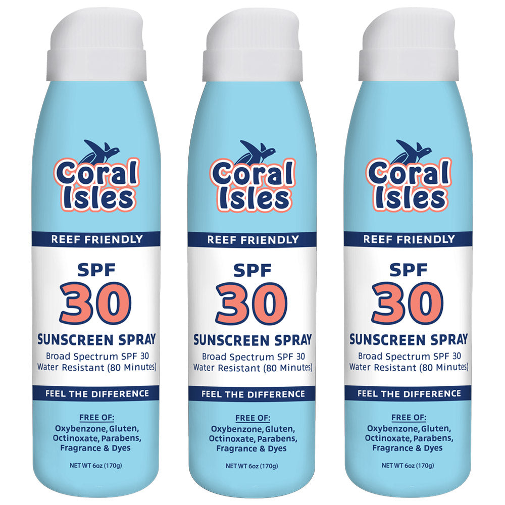 3-Pack SPF 30 6-oz Continuous Spray