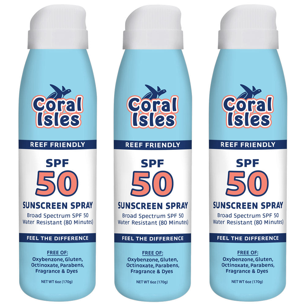 3-Pack SPF 50 6-oz Continuous Spray