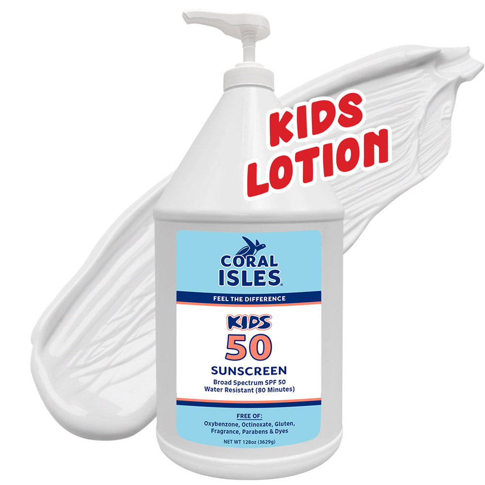 CI Gallon SPF 50 KIDS Sunscreen Lotion with Pump