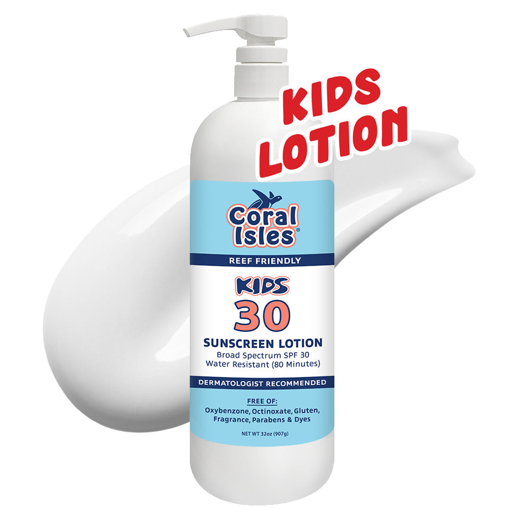 32-oz Quart SPF 30 KIDS Bulk Sunscreen Lotion with Pump