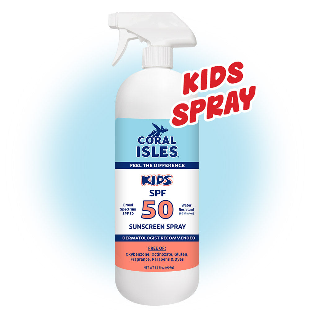 KIDS Quart SPF 50 Bulk Refillable Liquid Spray Sunscreen Mist