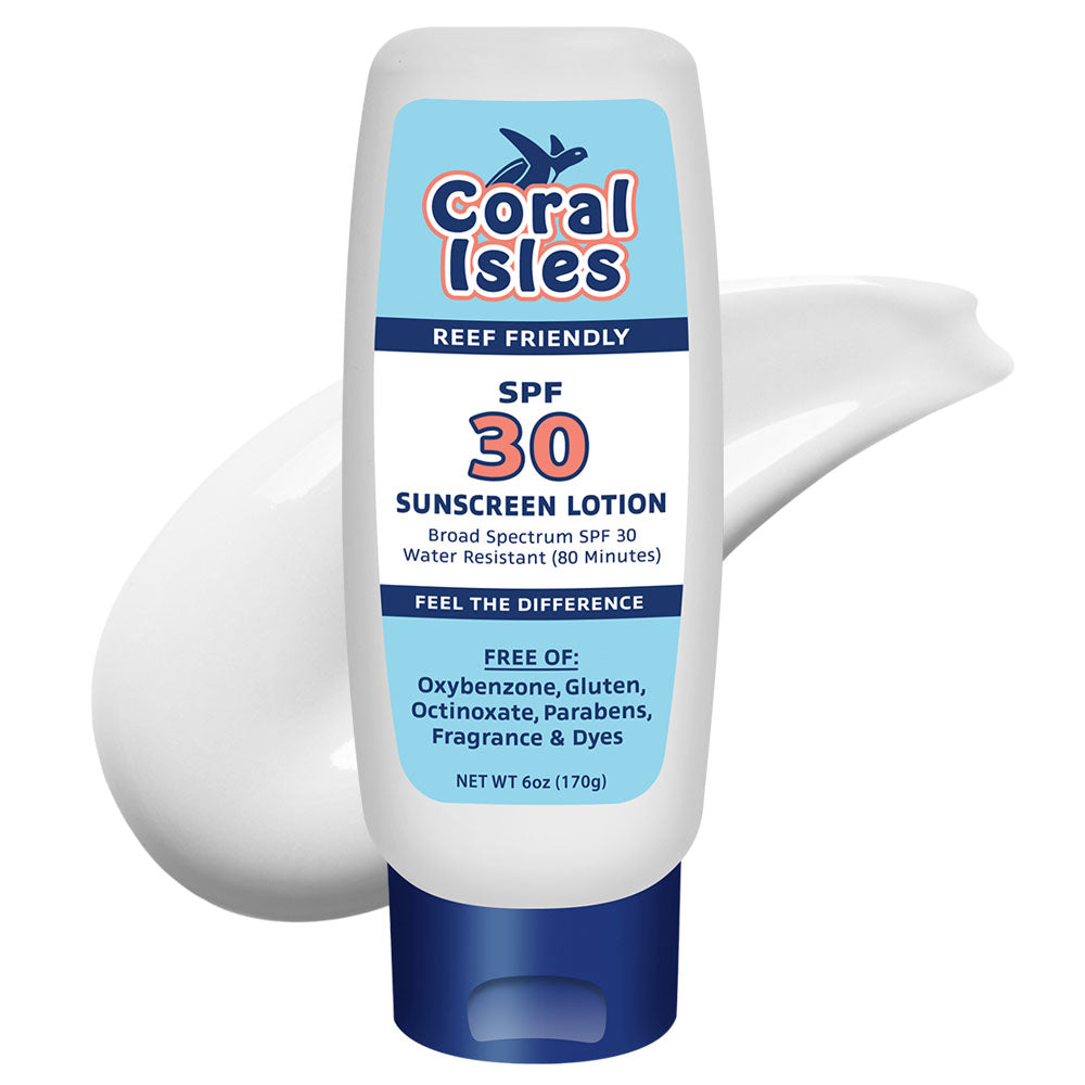 6-oz  Coral Isles SPF 30 Sunscreen Lotion