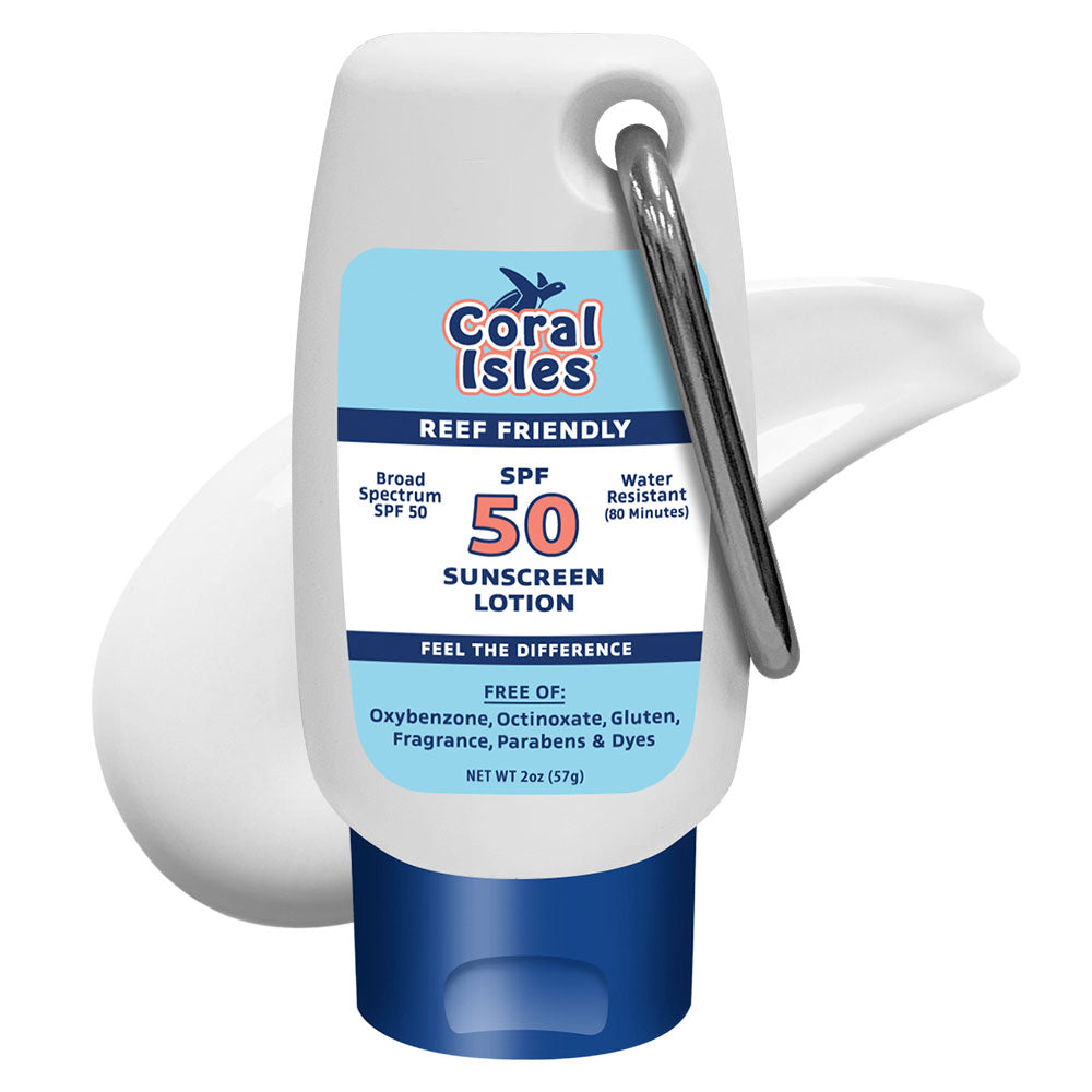 2-oz SPF 50 Sunscreen Lotion with Carabiner