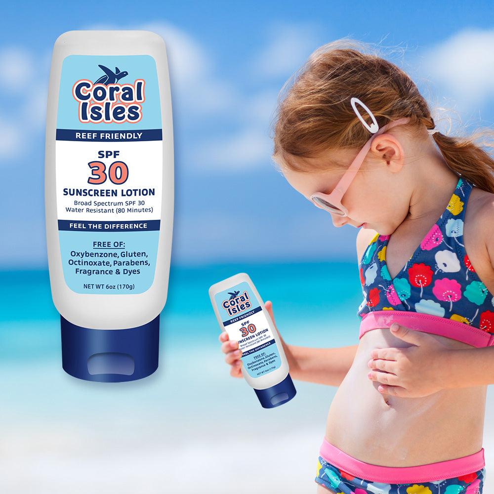 6-oz  Coral Isles SPF 30 Sunscreen Lotion