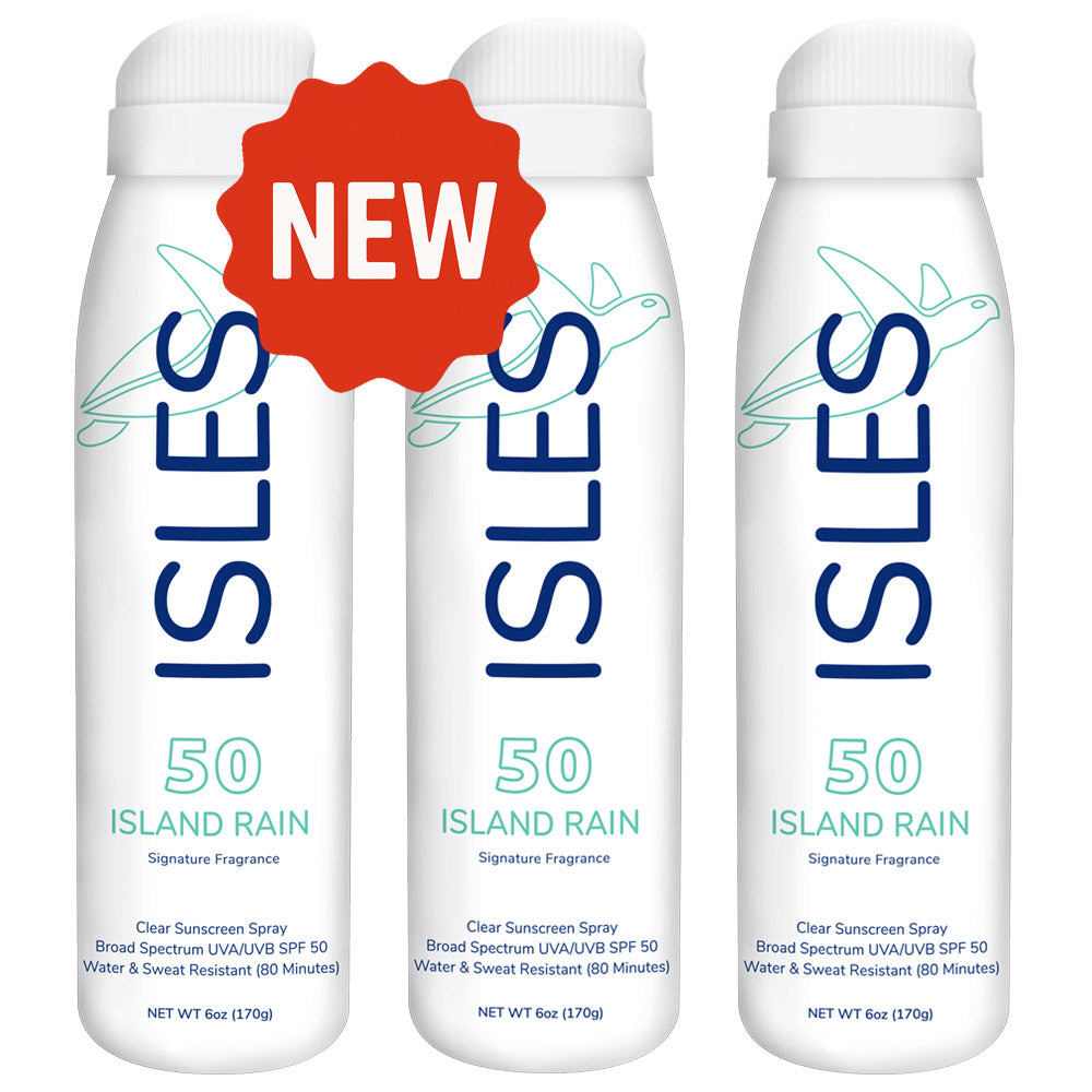 6-oz Island Rain Scented SPF 50 (3-pack) Continuous Spray Sunscreen