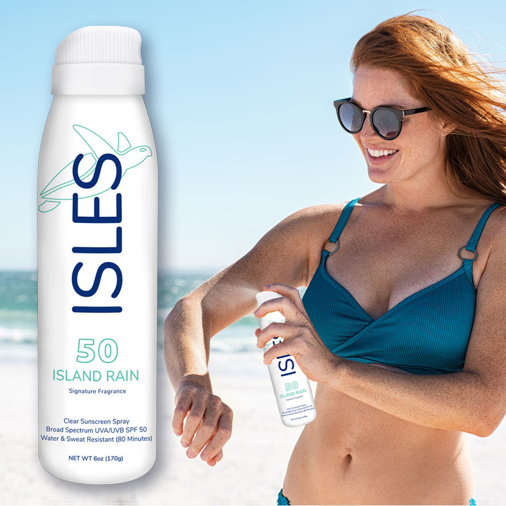 6-oz Island Rain Scented SPF 50 (3-pack) Continuous Spray Sunscreen