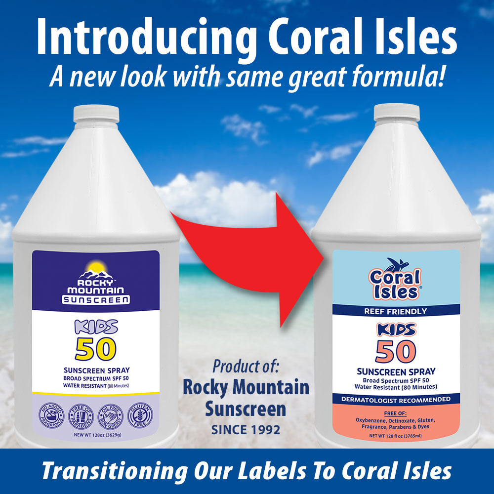 Gallon SPF 50 KIDS SPRAY Sunscreen Refill (no pump)