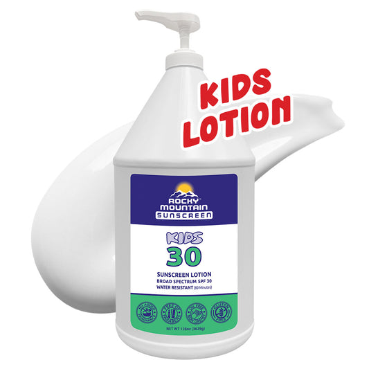 KIDS Bulk Gallon SPF 30 Sunscreen Lotion with Pump