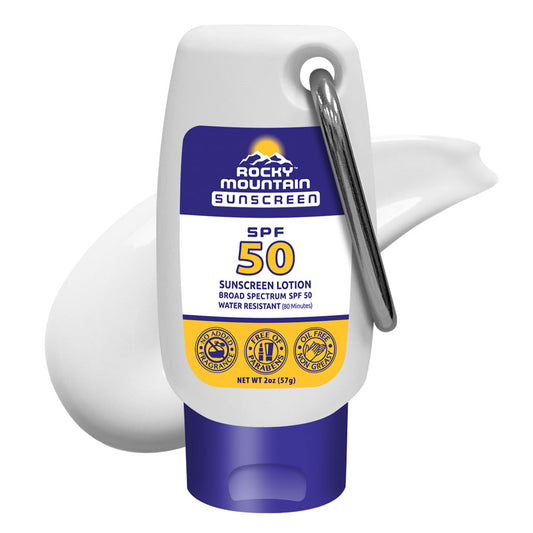 2-oz SPF 50 Sunscreen Lotion with Carabiner