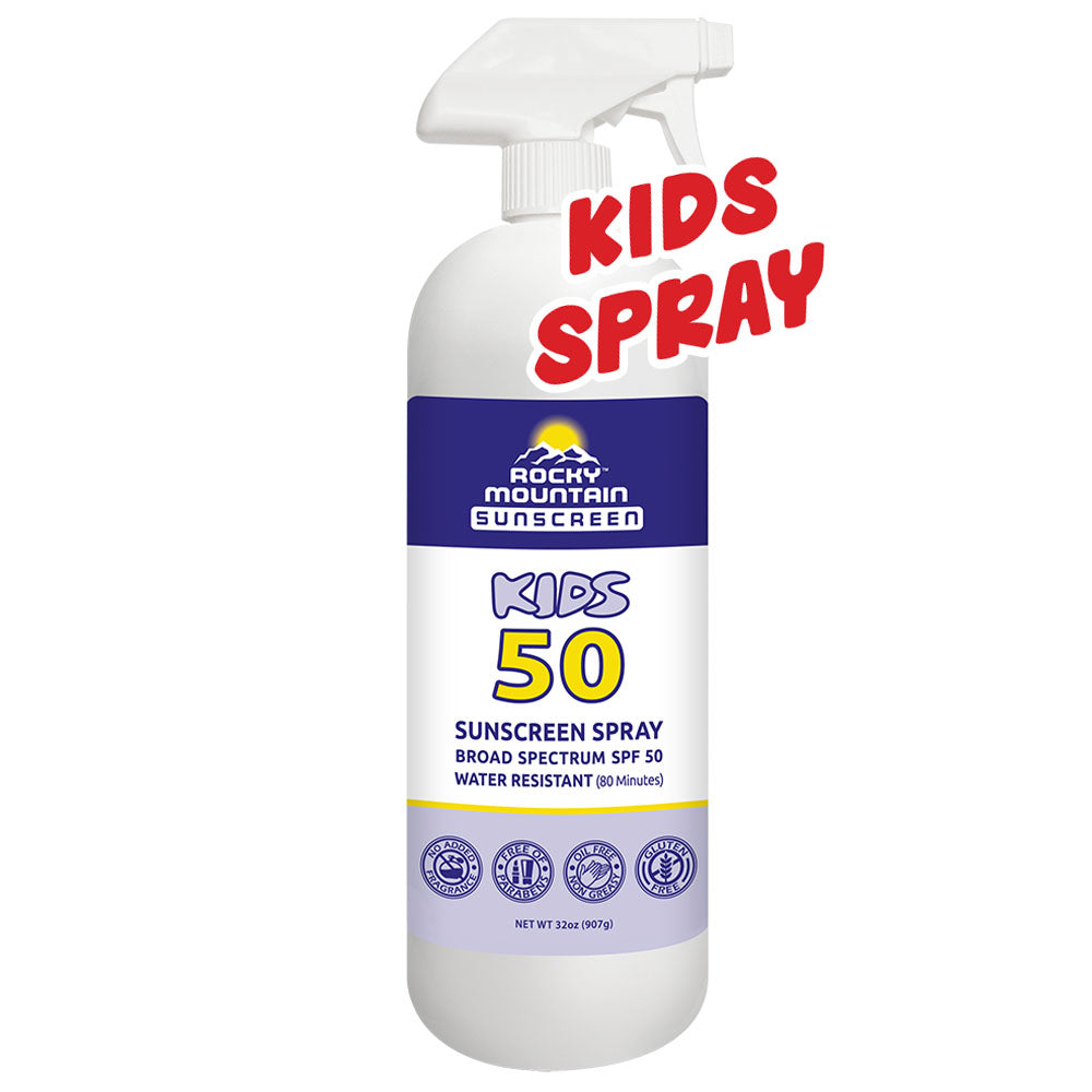 SPF 50 SPRAY Quart | KIDS | 32 oz | Bulk Refillable Liquid Spray ...