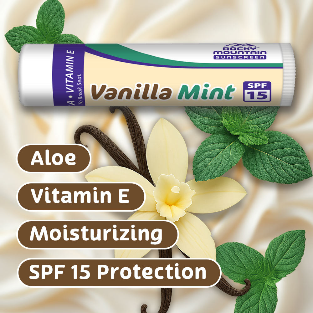 4-Pack Vanilla Mint SPF 15 Lip Balm