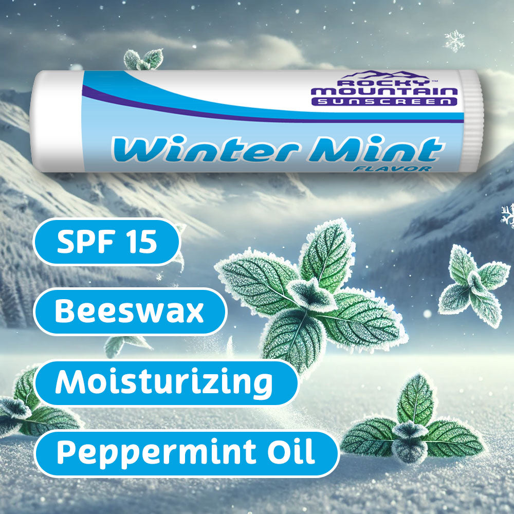 *New Flavor* SPF 15 Winter Mint Lip Balm