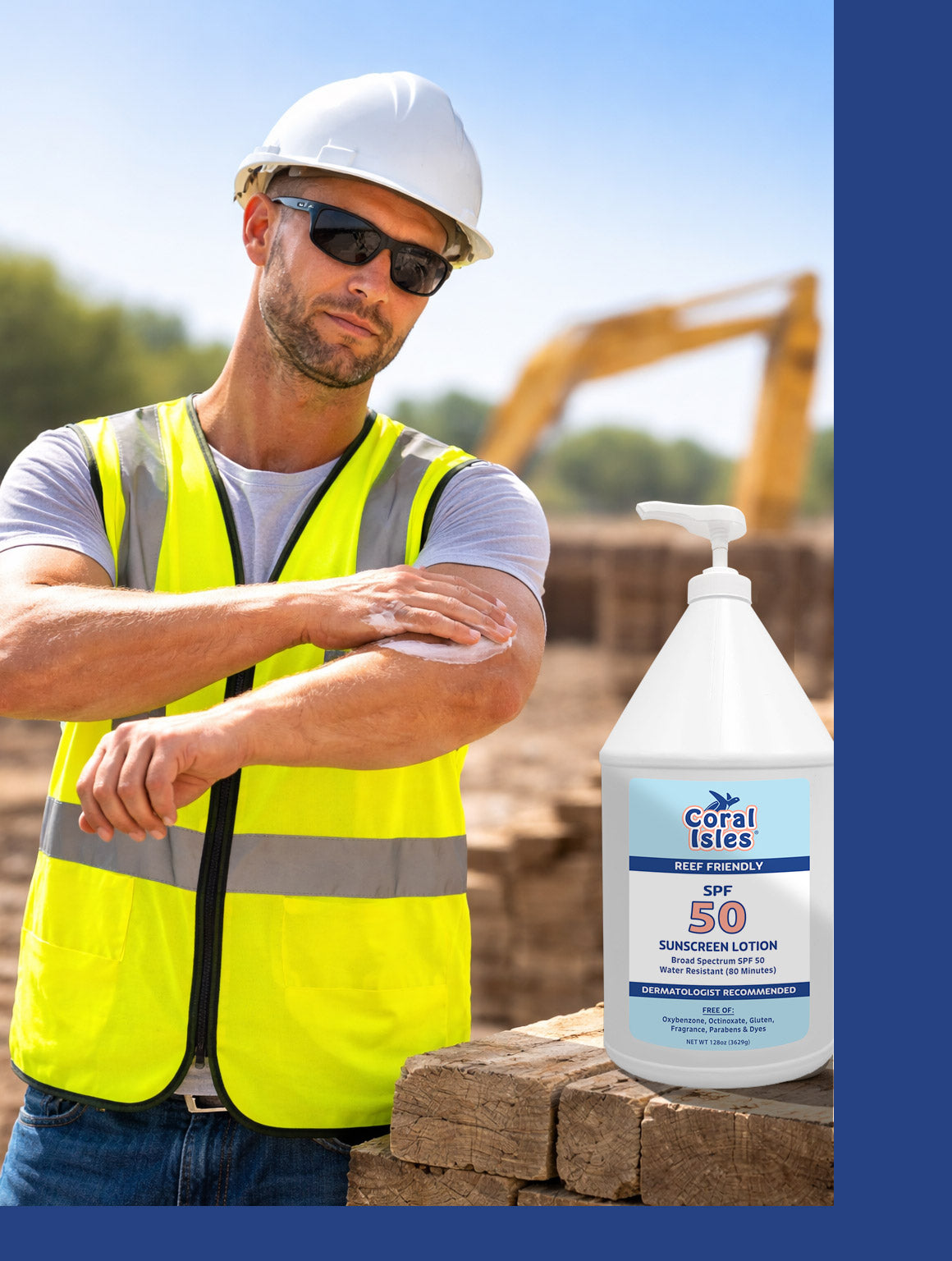 Using Sunscreen Workman Outdoor and Government Workers – Coral Isles