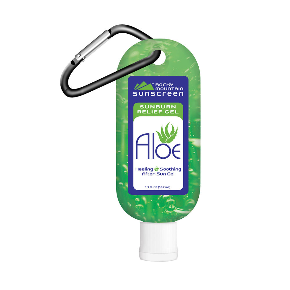 1.9-oz Aloe Sunburn Relief Gel with Carabiner Aloe Rocky Mountain Sunscreen   